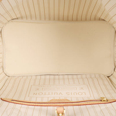 Damier Azur Canvas Neverfull MM Tote