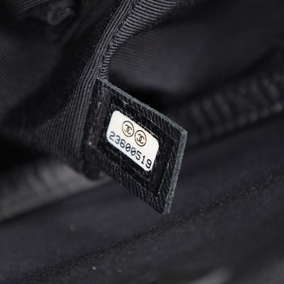 Quilted Large Boy Flap Black