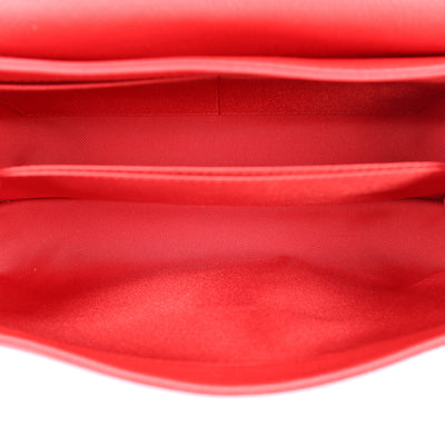 Soft Calfskin Lockme II Top Handle Rubis