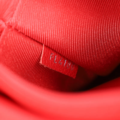 Soft Calfskin Lockme II Top Handle Rubis