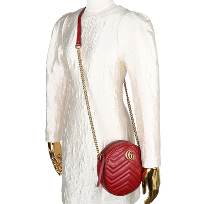 GG Marmont Round Shoulder Bag