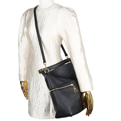 Melie Empriente Leather Satchel