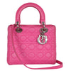 Lady Dior Leather Shoulder Bag