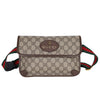 GG Supreme Monogram Neo Vintage Web Belt Bag Brown