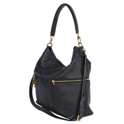 Melie Empriente Leather Satchel