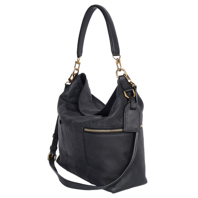 Melie Empriente Leather Satchel