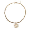 Faux Pearl GG Pendant Necklace