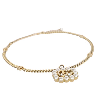 Faux Pearl GG Pendant Necklace