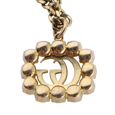 Faux Pearl GG Pendant Necklace