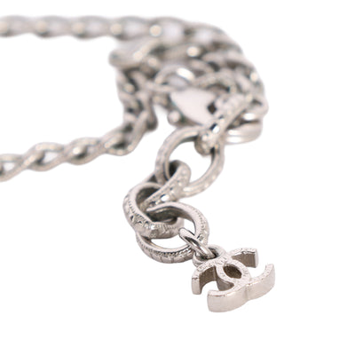 Crystal Baguette CC Double Strand Necklace