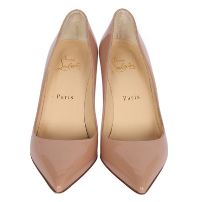 Patent Miss Z 80 Pumps in a nude blush 36.5