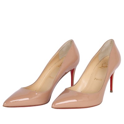 Patent Miss Z 80 Pumps in a nude blush 36.5