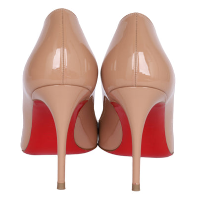 Patent Miss Z 80 Pumps in a nude blush 36.5