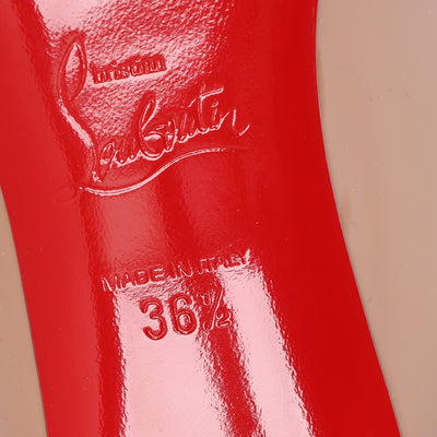 Patent Miss Z 80 Pumps in a nude blush 36.5