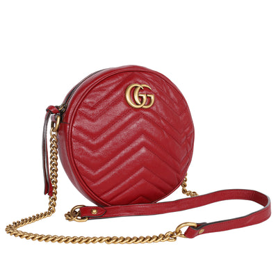 GG Marmont Round Shoulder Bag