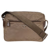 Nylon Brown Crossbody Bag (Authentic Pre-Owned)