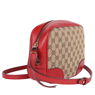GG Canvas Bree Crossbody Bag Red