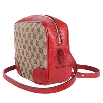 GG Canvas Bree Crossbody Bag Red
