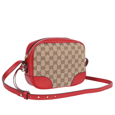 GG Canvas Bree Crossbody Bag Red
