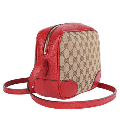 GG Canvas Bree Crossbody Bag Red