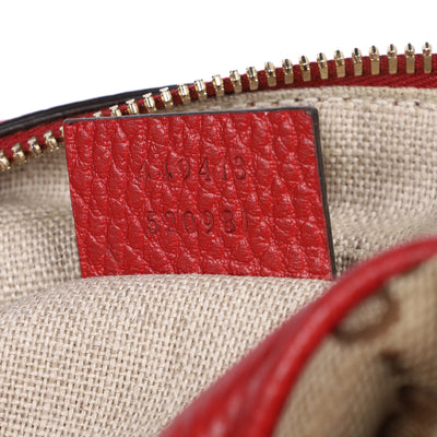 GG Canvas Bree Crossbody Bag Red