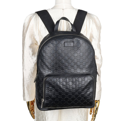 Signature Leather Backpack