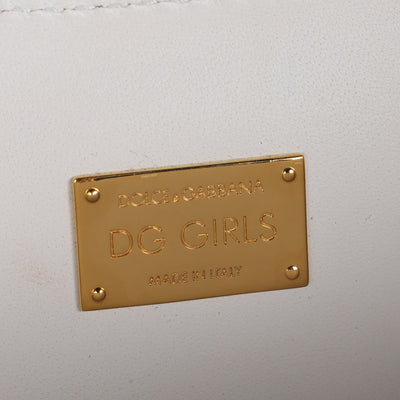 DG Girls Flap Bag Embellished Leather