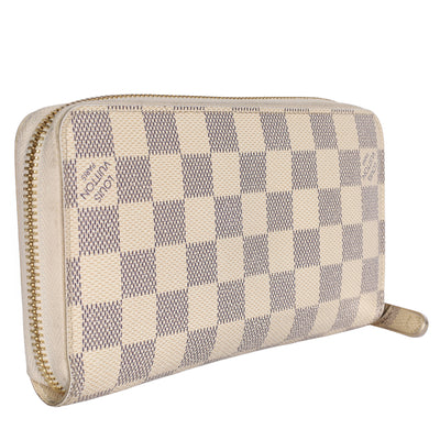 Damier Azur Canvas Zippy Wallet