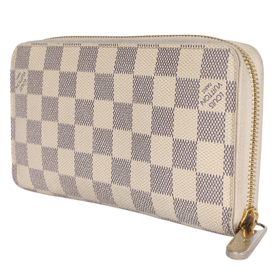 Damier Azur Canvas Zippy Wallet