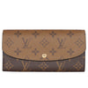 Reverse Monogram Portefeuille Emilie Wallet