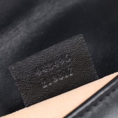 Calfskin Matelasse Large GG Marmont Shoulder Bag Black