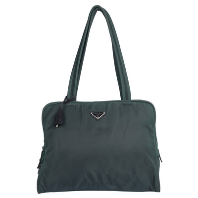 Tessuto Nylon Shoulder Bag Green