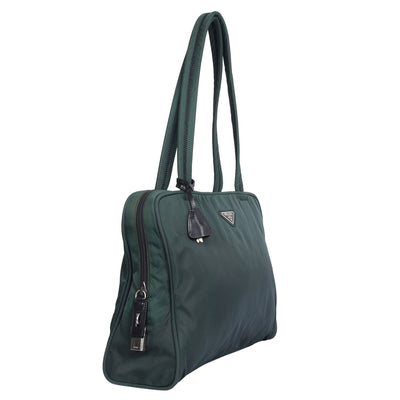 Tessuto Nylon Shoulder Bag Green