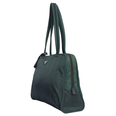 Tessuto Nylon Shoulder Bag Green