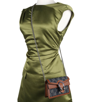 GG Dionysus Bag Denim Super Mini