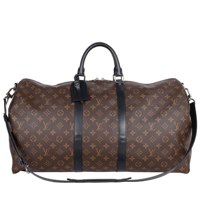 Monogram Macassar Keepall Bandouliere 55