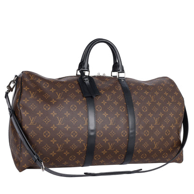 Monogram Macassar Keepall Bandouliere 55