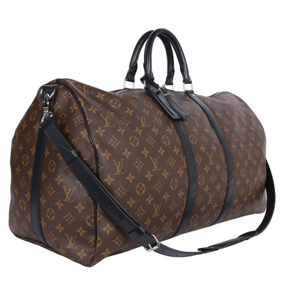 Monogram Macassar Keepall Bandouliere 55