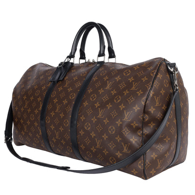 Monogram Macassar Keepall Bandouliere 55