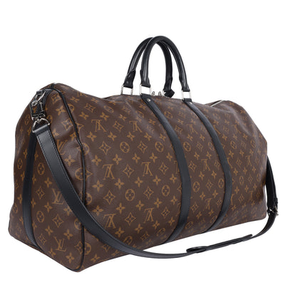 Monogram Macassar Keepall Bandouliere 55