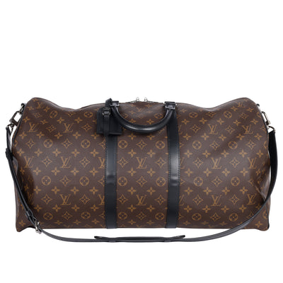 Monogram Macassar Keepall Bandouliere 55