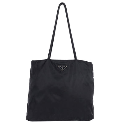 Tessuto Nylon Shoulder Bag Black