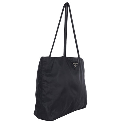 Tessuto Nylon Shoulder Bag Black