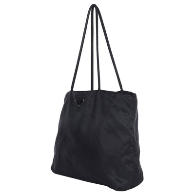 Tessuto Nylon Shoulder Bag Black