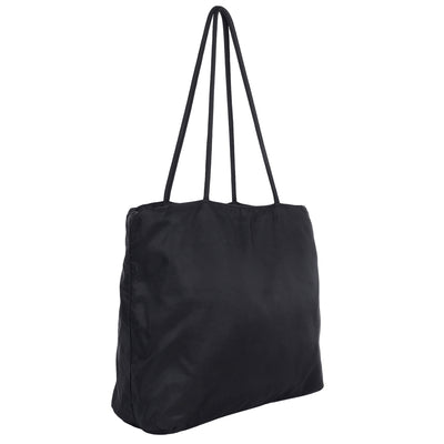 Tessuto Nylon Shoulder Bag Black