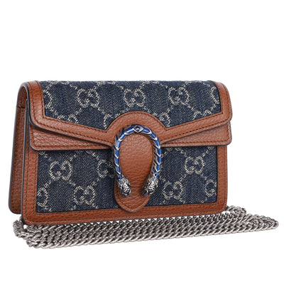 GG Dionysus Bag Denim Super Mini