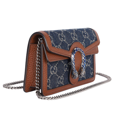 GG Dionysus Bag Denim Super Mini