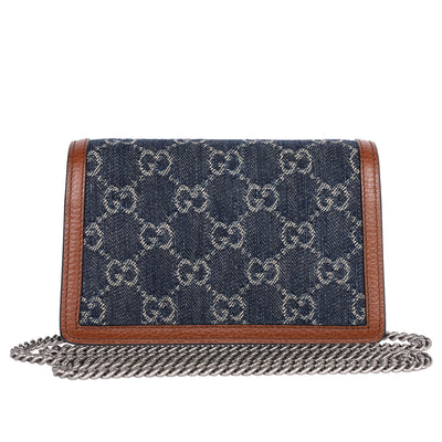 GG Dionysus Bag Denim Super Mini