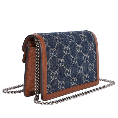 GG Dionysus Bag Denim Super Mini