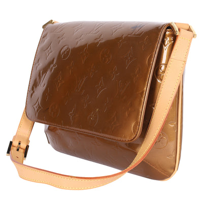 Louis Vuitton Bronze Monogram Vernis Thompson Street Bag